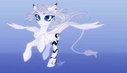 Size: 5900x3400 | Tagged: safe, artist:jsunlight, oc, oc only, pegasus, pony, gradient background, solo