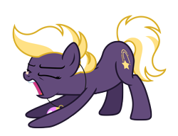 Size: 7481x5743 | Tagged: safe, artist:estories, oc, oc only, oc:wildheart, earth pony, pony, g4, absurd resolution, christmas ball, female, mare, simple background, solo, transparent background, vector, yawn