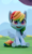 Size: 1168x1960 | Tagged: safe, edit, edited screencap, screencap, rainbow dash, pegasus, pony, g4, g4.5, magician pinkie pie (short), my little pony: stop motion short, cute, smiling, solo