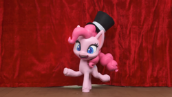 Size: 1920x1080 | Tagged: safe, screencap, pinkie pie, earth pony, pony, g4, g4.5, magician pinkie pie (short), my little pony: stop motion short, cute, smiling, solo