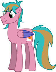 Size: 854x1098 | Tagged: safe, artist:snowflakefrostyt, edit, editor:melisareb, oc, oc only, oc:jet raise, pegasus, pony, 2024 community collab, derpibooru community collaboration, background removed, base used, colored wings, male, simple background, solo, stallion, transparent background, two toned wings, wings