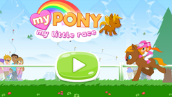 Size: 1165x658 | Tagged: safe, human, pony, bootleg, flash game, game, humans riding ponies, my little race, my pony, riding, riding a pony, wat