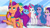 Size: 3072x1727 | Tagged: safe, screencap, hitch trailblazer, izzy moonbow, misty brightdawn, pipp petals, sparky sparkeroni, sunny starscout, zipp storm, dragon, earth pony, pegasus, pony, unicorn, g5, icy prints, my little pony: tell your tale, spoiler:g5, spoiler:my little pony: tell your tale, spoiler:tyts02e01, baby, baby dragon, crystal brighthouse, female, frown, male, mane five, mane seven (g5), mane six (g5), mare, open mouth, papa hitch, rebirth misty, royal sisters (g5), siblings, sisters, stallion