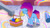 Size: 3072x1727 | Tagged: safe, screencap, misty brightdawn, pony, unicorn, g5, heavy is the mane that wears the fruit crown, my little pony: tell your tale, spoiler:g5, spoiler:my little pony: tell your tale, crystal brighthouse, eyes closed, female, frown, mare, rebirth misty, solo