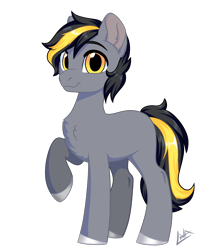 Size: 1600x1810 | Tagged: safe, artist:lina, oc, oc only, oc:spacebinder, earth pony, pony, 2024 community collab, derpibooru community collaboration, horn, markings, simple background, solo, transparent background