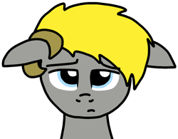 Size: 984x768 | Tagged: safe, artist:cocacola1012, oc, oc only, oc:snuggle, pegasus, pony, frown, simple background, solo, transparent background