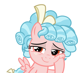 Size: 2688x2514 | Tagged: safe, edit, cozy glow, pegasus, pony, g4, bow, cozybetes, cute, female, filly, foal, hair bow, hoof on cheek, looking at you, simple background, solo, spread wings, squishy, squishy cheeks, transparent background, wings