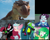 Size: 1836x1456 | Tagged: safe, edit, edited screencap, screencap, cozy glow, king sombra, lord tirek, principal abacus cinch, queen chrysalis, wallflower blush, alicorn, centaur, changeling, changeling queen, dinosaur, human, pony, tyrannosaurus rex, unicorn, equestria girls, equestria girls series, forgotten friendship, g4, my little pony equestria girls: friendship games, the ending of the end, alicornified, angry, antagonist, collage, cozycorn, crossover, growling, ice age, legion of doom, male, oh crap, oh no, race swap, scared, tyrannosaurus, uh oh, ultimate chrysalis, villainess, villains of equestria