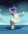 Size: 1299x1599 | Tagged: safe, artist:ghostpikachu, oc, oc only, oc:dreaming star, bat pony, bat pony unicorn, hybrid, pony, unicorn, ballerina, base used, bipedal, clothes, crossdressing, cute, dancing, dress, fangs, femboy, horn, male, no eyelashes, ocbetes, solo, stallion