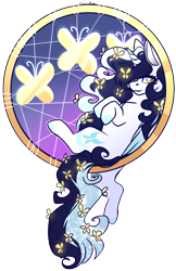 Size: 2970x4586 | Tagged: safe, artist:krissstudios, oc, oc:roxy lovli pop, alicorn, butterfly, pony, alicorn oc, colored hooves, colored pupils, colored wings, dreamcatcher, female, folded wings, horn, insect on someone, looking at you, mare, simple background, sitting, solo, tail, transparent background, two toned mane, two toned tail, two toned wings, wings