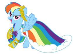 Size: 749x556 | Tagged: safe, artist:kroylovefun22, rainbow dash, pegasus, pony, g4, clothes, dress, female, gala dress, mare, simple background, solo, spread wings, transparent background, wings