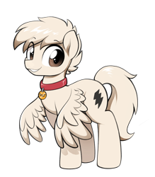 Size: 1668x1905 | Tagged: safe, artist:moozua, oc, oc only, oc:bolt the super pony, pegasus, pony, 2024 community collab, derpibooru community collaboration, male, simple background, solo, stallion, transparent background, wings
