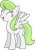 Size: 800x1127 | Tagged: safe, artist:zee66, oc, oc only, pegasus, pony, g4, female, linux, linux mint, mare, open mouth, os pony, ponified, recolor, simple background, solo, spread wings, transparent background, vector, wings