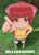 Size: 2480x3425 | Tagged: safe, artist:focusb, apple bloom, human, g4, adorabloom, clothes, cute, denim, denim shorts, female, from above, grass, humanized, meme, pointing at you, ponified meme, pouting, shirt, shorts, solo, spanish, t-shirt, text, translated in the comments