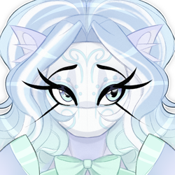 Size: 1500x1500 | Tagged: safe, artist:inspiredpixels, oc, oc:ghostly ghoul, pony, solo