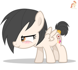Size: 5000x4500 | Tagged: safe, artist:r4hucksake, oc, oc:dreamcatcher, pegasus, pony, blushing, female, filly, foal, simple background, solo, transparent background