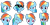 Size: 576x288 | Tagged: safe, artist:scootaloormayfly, rainbow dash, pegasus, pony, g4, angry, drugs, face, laughing, marijuana, pixel art, rpg maker, sad, simple background, smoke, smoking, sprite, sprite sheet, sunglasses, transparent background