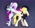 Size: 3141x2500 | Tagged: safe, artist:buvanybu, coloratura, songbird serenade, earth pony, pegasus, pony, g4, my little pony: the movie, butt, coloraturump, countess coloratura, duo, female, plot