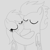 Size: 1400x1400 | Tagged: safe, artist:mrsdashskies, rainbow dash, soarin', pegasus, pony, g4, eyes closed, female, kiss on the lips, kissing, male, mare, ship:soarindash, shipping, sketch, stallion, straight