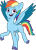 Size: 922x1271 | Tagged: safe, artist:prixy05, rainbow dash, pegasus, pony, g4, g5, my little pony: tell your tale, concave belly, female, g4 to g5, generation leap, mare, simple background, slender, solo, spread wings, thin, transparent background, vector, wings