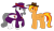 Size: 827x486 | Tagged: safe, artist:mlp-headstrong, oc, oc only, oc:firey ratchet, oc:oliver spade, pegasus, pony, g4, clothes, detective, duo, duo male and female, fedora, female, hat, male, mare, simple background, stallion, transparent background, trenchcoat