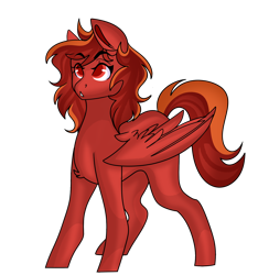 Size: 1500x1600 | Tagged: safe, artist:dejji_vuu, oc, oc only, oc:firestorm, pegasus, pony, female, mare, simple background, solo, transparent background