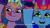 Size: 3072x1727 | Tagged: safe, screencap, izzy moonbow, misty brightdawn, pony, unicorn, g5, heavy is the mane that wears the fruit crown, my little pony: tell your tale, spoiler:g5, spoiler:my little pony: tell your tale, :p, crystal brighthouse, duo, duo female, female, indonesian, mare, open mouth, open smile, rebirth misty, smiling, subtitles, tongue out