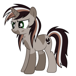 Size: 2449x2449 | Tagged: safe, artist:suramii, oc, oc only, oc:fuzzy, pony, unicorn, g4, female, high res, mare, simple background, solo, transparent background, vector