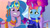 Size: 3072x1727 | Tagged: safe, screencap, izzy moonbow, misty brightdawn, pony, unicorn, g5, heavy is the mane that wears the fruit crown, my little pony: tell your tale, spoiler:g5, spoiler:my little pony: tell your tale, spoiler:tyts02e02, crystal brighthouse, duo, duo female, eyebrows, female, frown, indonesian, mare, raised eyebrow, rebirth misty, smiling, subtitles