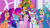 Size: 3072x1727 | Tagged: safe, screencap, izzy moonbow, misty brightdawn, pipp petals, sunny starscout, zipp storm, earth pony, pegasus, pony, unicorn, g5, heavy is the mane that wears the fruit crown, my little pony: tell your tale, spoiler:g5, spoiler:my little pony: tell your tale, crystal brighthouse, female, frown, goggles, grin, mane stripe sunny, mare, open mouth, rebirth misty, royal sisters (g5), siblings, sisters, smiling