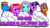 Size: 354x199 | Tagged: safe, artist:chssam, artist:epicvon, artist:joeydr, artist:lukaat, artist:tihan, minty, sunny starscout, sweet berry, teddy, twilight sparkle, alicorn, earth pony, g1, g2, g3, g4, g5, 40th anniversary, cloud, mane stripe sunny, manepxls, pixel art, simple background, sunglasses, transparent background, twilight sparkle (alicorn)
