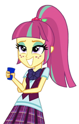 Size: 919x1440 | Tagged: safe, sour sweet, human, equestria girls, g4, my little pony equestria girls: friendship games, looking at someone, png, simple background, solo, transparent background