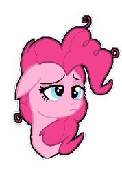 Size: 256x360 | Tagged: safe, artist:zodiacx10, pinkie pie, g4, messy hair, simple background, solo, transparent background