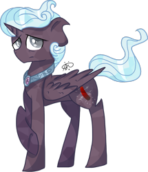 Size: 1241x1446 | Tagged: safe, artist:gallantserver, oc, oc only, oc:penumbra diamante, alicorn, pony, concave belly, male, parents:hopebra, simple background, solo, stallion, transparent background