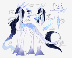 Size: 4968x4037 | Tagged: safe, artist:iheyyasyfox, oc, oc only, oc:ember snow, dracony, hybrid, absurd resolution, belly fluff, chest fluff, concave belly, female, fire, fire breath, fluffy, glasses, interspecies offspring, long legs, long mane, mare, offspring, parent:rarity, parent:spike, parents:sparity, round glasses, simple background, slender, solo, tall, thin, unshorn fetlocks, white background