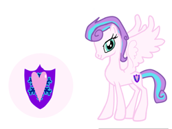 Size: 800x600 | Tagged: safe, artist:princessstar022, princess flurry heart, pegasus, pony, g4, base used, concave belly, female, mare, older, older flurry heart, race swap, simple background, slender, solo, spread wings, thin, white background, wings