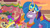 Size: 3072x1727 | Tagged: safe, screencap, autumn skies, elderberry blossom, izzy moonbow, minty skylark, paisley bluebell, earth pony, pegasus, pony, unicorn, g5, heavy is the mane that wears the fruit crown, my little pony: tell your tale, spoiler:g5, spoiler:my little pony: tell your tale, spoiler:tyts02e02, eyebrows, female, grin, mare, open mouth, open smile, raised eyebrow, smiling, solo focus