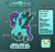 Size: 2524x2393 | Tagged: safe, artist:lovinglypromise, oc, oc only, oc:violet skies, pegasus, pony, color palette, colored wings, colored wingtips, ear fluff, flying, gradient hooves, gradient legs, gradient muzzle, green eyes, high res, lidded eyes, multicolored hair, multicolored mane, multicolored wings, open mouth, open smile, raised hoof, reference sheet, smiling, solo, spread wings, teal background, text, wings