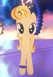 Size: 551x799 | Tagged: safe, artist:wonderls, oc, oc:warm_light, earth pony, pony, 3d, 3d model, game, game screencap