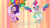 Size: 3072x1727 | Tagged: safe, screencap, pipp petals, zipp storm, pegasus, pony, g5, heavy is the mane that wears the fruit crown, my little pony: tell your tale, spoiler:g5, spoiler:my little pony: tell your tale, spoiler:tyts02e02, duo, duo female, female, flying, goggles, indonesian, mare, microphone, open mouth, open smile, royal sisters (g5), siblings, sisters, smiling, spread wings, subtitles, wings