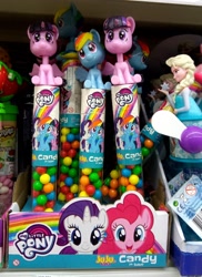 Size: 2160x2970 | Tagged: safe, pinkie pie, rainbow dash, rarity, twilight sparkle, alicorn, g4, candy, food, in the wild, irl, merchandise, photo, twilight sparkle (alicorn)