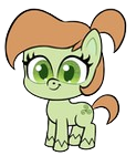 Size: 123x141 | Tagged: safe, edit, edited screencap, editor:luckydog416, screencap, clover swirl, earth pony, pony, g4, g4.5, my little pony: pony life, background removed, female, not a vector, picture for breezies, simple background, solo, transparent background