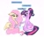 Size: 2048x1723 | Tagged: safe, artist:petaltwinkle, fluttershy, twilight sparkle, alicorn, pegasus, pony, g4, alternate hairstyle, bangs, blushing, comforting, crying, cute, dialogue, duo, ear blush, female, floppy ears, folded wings, frown, hair bun, horn, looking at someone, looking down, mare, narrowed eyes, partially open wings, profile, sad, shyabetes, signature, simple background, sitting, smiling, speech bubble, stray strand, talking, text, tied mane, twiabetes, twilight sparkle (alicorn), updo, white background, wing fluff, wings