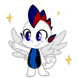 Size: 900x900 | Tagged: safe, artist:charlockle, oc, oc only, oc:soulsong, dragon, dragonified, recolor, simple background, solo, species swap, transparent background