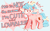 Size: 775x484 | Tagged: safe, artist:puroperopony, cozy glow, pegasus, pony, frenemies (episode), g4, my little pony: friendship is magic, angry, blatant lies, cross-popping veins, emanata, female, filly, foal, looking at you, open mouth, patterned background, quote, solo, text