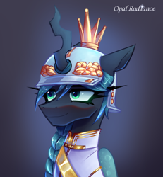 Size: 2696x2914 | Tagged: source needed, safe, artist:opal_radiance, queen chrysalis, g4, kofi, solo