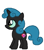 Size: 526x600 | Tagged: safe, anonymous artist, queen chrysalis, sweetie belle, pony, unicorn, g4, female, filly, foal, palette swap, queen belle, recolor, simple background, smiling, solo, white background