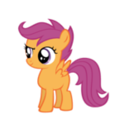 Size: 420x420 | Tagged: safe, scootaloo, g4, female, lowres, simple background, solo, transparent background