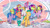 Size: 3072x1727 | Tagged: safe, screencap, hitch trailblazer, izzy moonbow, misty brightdawn, pipp petals, sparky sparkeroni, sunny starscout, zipp storm, dragon, earth pony, pegasus, pony, unicorn, cake dragon, g5, my little pony: tell your tale, spoiler:g5, spoiler:my little pony: tell your tale, spoiler:tyts02e03, baby, baby dragon, crystal brighthouse, female, frown, male, mane five, mane seven (g5), mane six (g5), mane stripe sunny, mare, open mouth, open smile, papa hitch, rebirth misty, royal sisters (g5), shrunken pupils, siblings, sisters, smiling, stallion