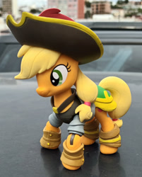 Size: 1722x2139 | Tagged: safe, artist:dingopatagonico, applejack, earth pony, pony, g4, hat, photo, pirate, pirate hat, solo